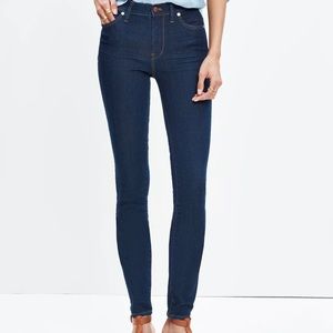 Madewell 9" High-Rise Skinny Denim Jeans in Davis Wash Women Size: 28